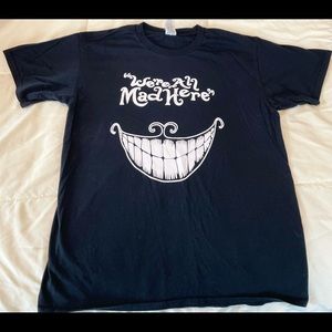 “We’re All Mad Here” Cheshire Cat T-Shirt